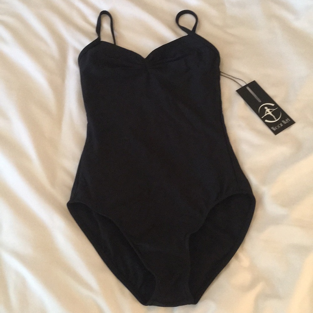 Women’s black ballet leotard, new!!